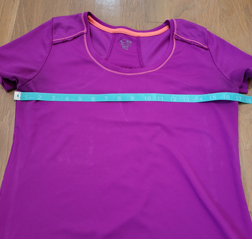 Champion C9 Athletic Shirts Womens Size XS LOT of TWO (2) Tops Purple and Coral - Picture 11 of 12