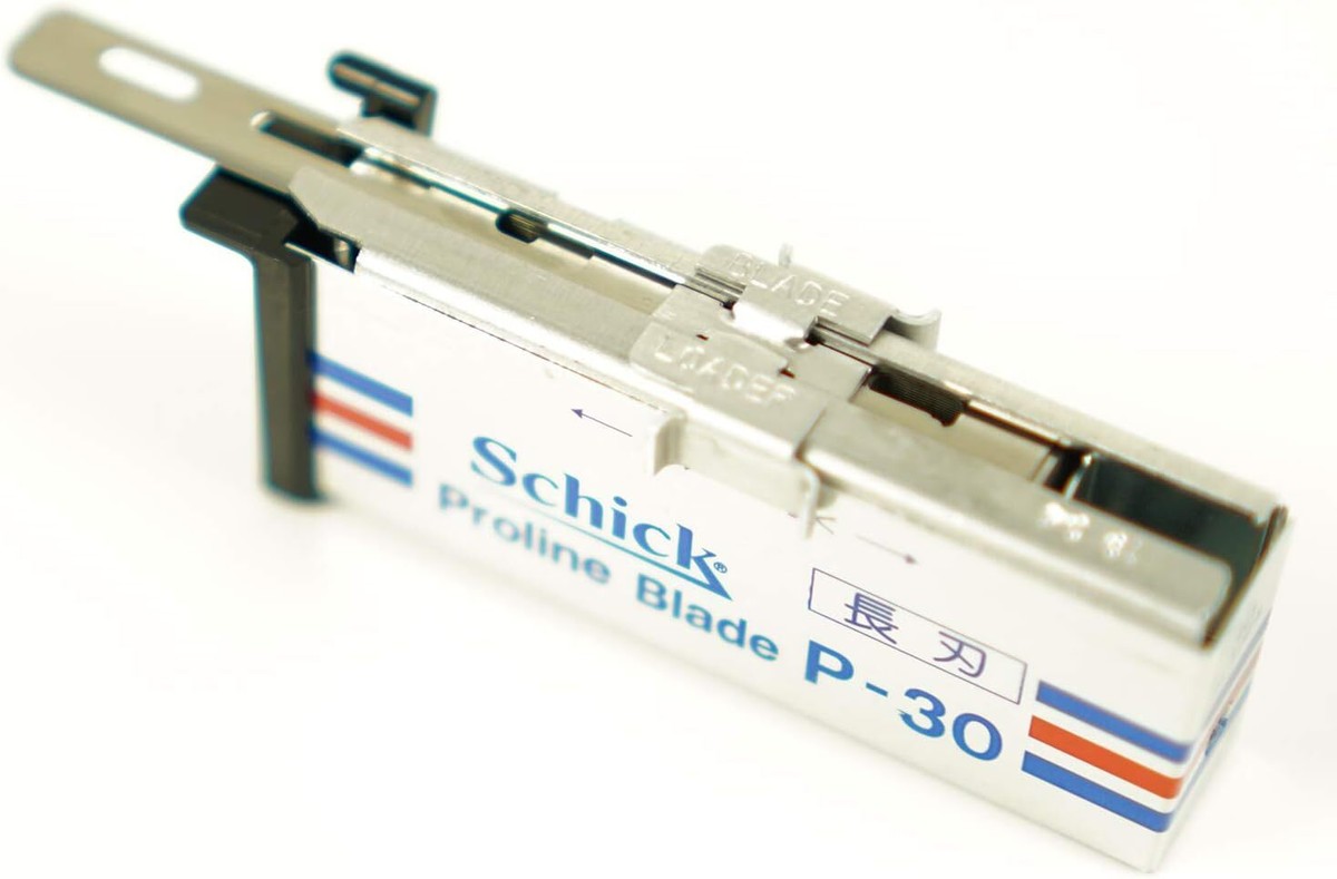 JAPAN Schick Proline Blade 30pcs P-30 Commercial Leather JAPAN Schick Proline Blade 30pcs P-30 Commercial Leather