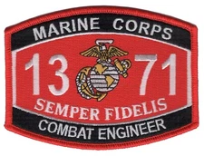 1371 Combat Engineer MOS Patch