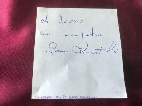 AUTOGRAFO CLAUDIO SALA, Calciatore Torino anni 70. Su Foto cartolina. A