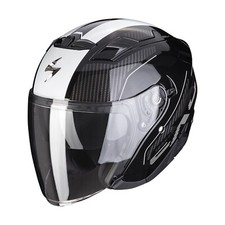 Scorpion Exo-230 Condor Metal Schwarz Weiß Glossy Integralhelm Motorrad Gr. M