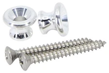Aluminum Strap Buttons set of 2 - Made in the USA