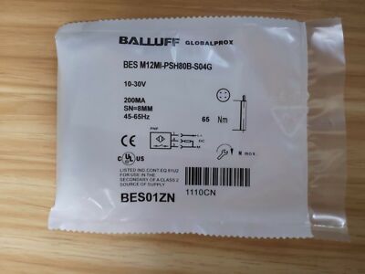 1PC NEW BALLUFF BES M12MI-PSH80B-S04G SENSOR BESM12MIPSH80BS04G