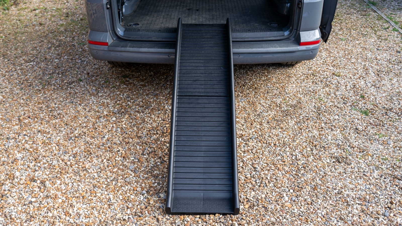 Folding Dog Ramp Black 1.5m, 75kg Capacity Pet Ramp, Car Boot