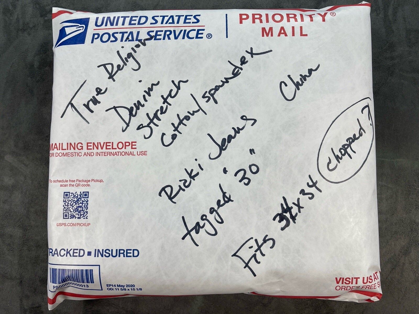 Women's RICKI Relaxed Straight 30 Jeans FITS 34x34 True Religion Light Wash fray thumbnail 18