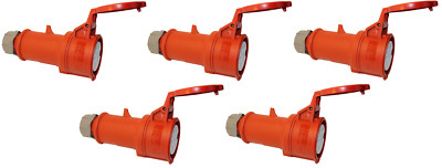 5 Stück Set MENNEKES CEE Kupplung 16A 5-polig 5P 400V Starkstrom