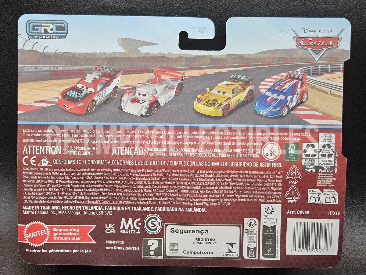 DISNEY PIXAR CARS GRC LIGHTNING MCQUEEN SHU TODOROKI 2025 2 PACK