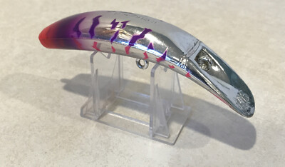 Luhr Jensen Kwikfish K16 SLV/PRP/CERISE HOT TAIL Salmon Troll Plug Lure Used USA