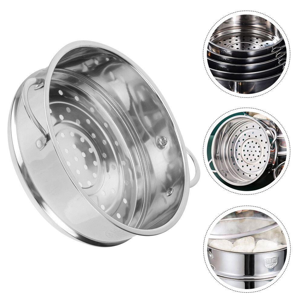 Stainless Steel Steamer Basket Insert for Pots Vegetables Food  -image
