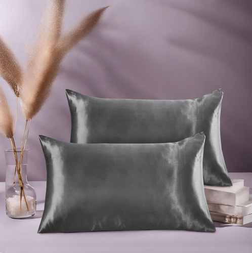 4 Pack Satin Silk Pillowcase for Hair & Skin Pillow Cases Cushion Covers Bedding - Picture 72 of 92