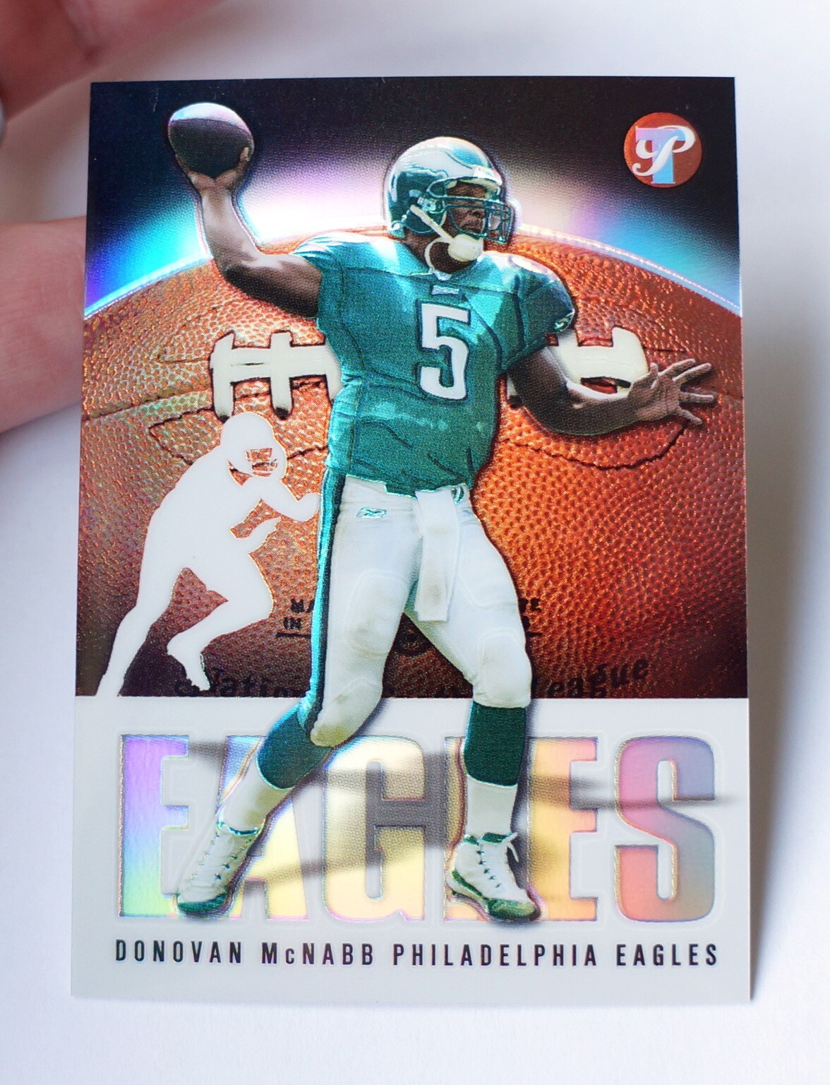 28/99 DONOVAN MCNABB 2003 Topps Pristine #10 REFRACTOR #44 Eagles BEAUTIFUL HOLO