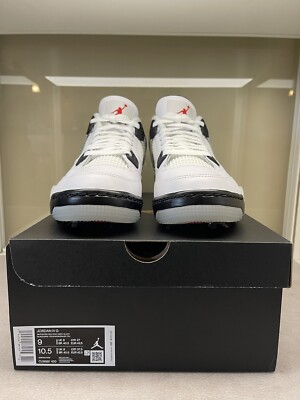 Jordan 4 Retro Golf White Cement M 9 W 10.5. Style CU9981-100 | eBay