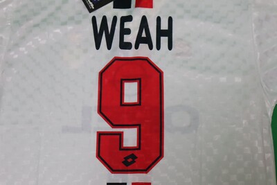 1996-1997 AC Milan ACM Soccer Jersey Shirt Maglia Away Opel Lotto