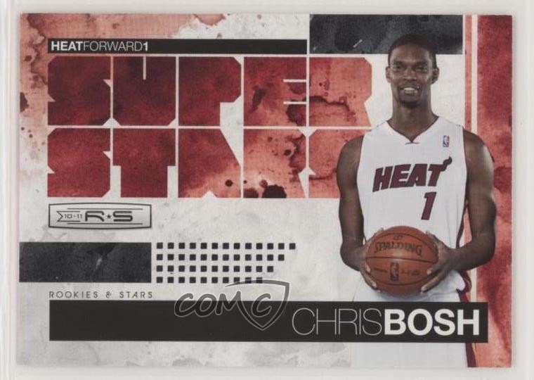2010-11 Panini Rookies & Stars Superstars Black 70/99 Chris Bosh #15 HOF 9o3