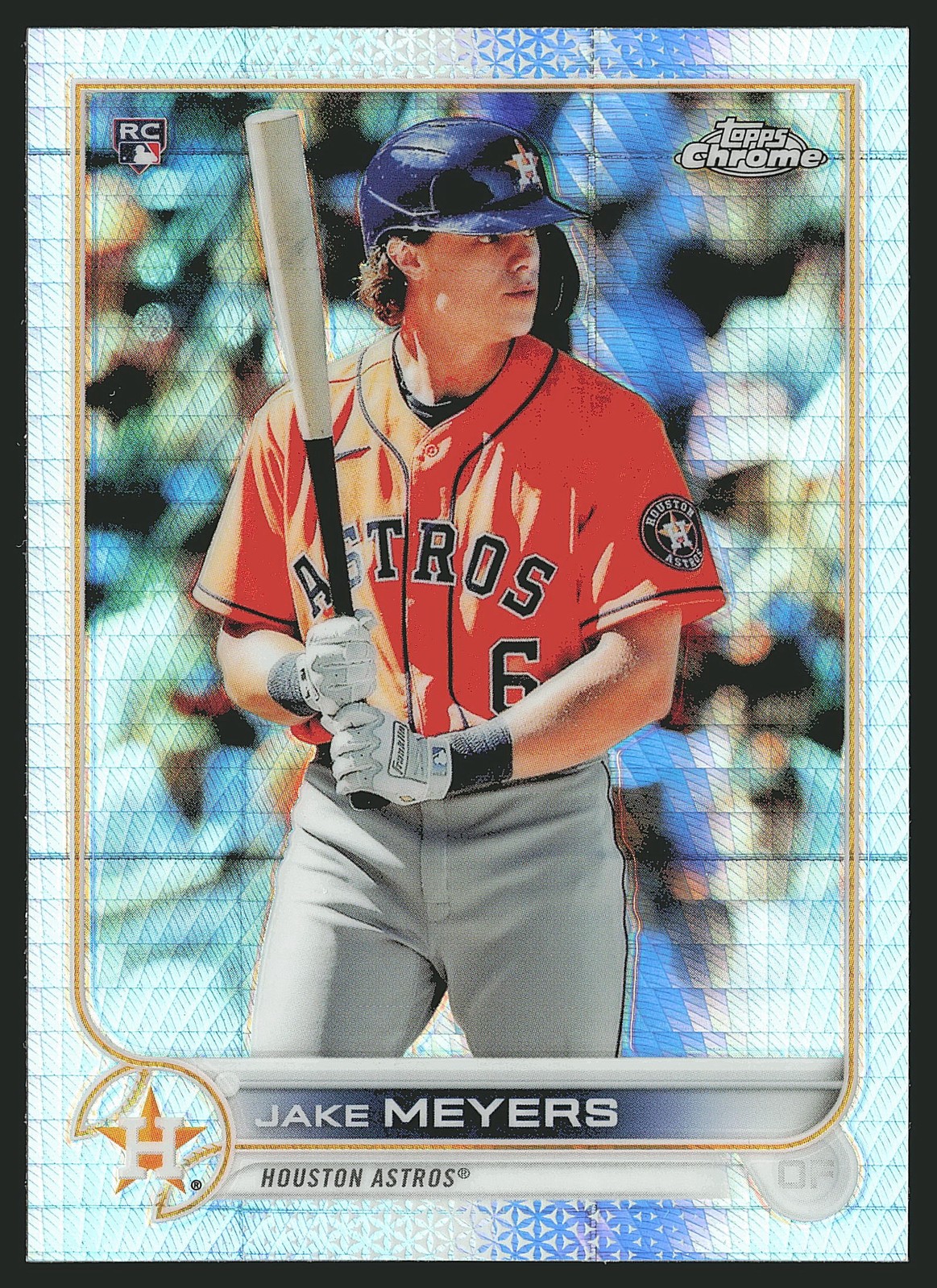 2022 Topps Chrome #114 Jake Meyers Prism Refractor
