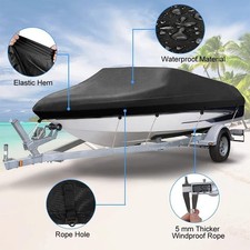 Bootsplane Bootspersenning Bootsabdeckung V-Rumpf Abdeckplane Boot Plane Cover