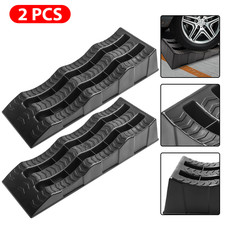 2x Auffahrrampe 3,5T Kunststoff Fahrzeugrampe KFZ PKW Hebebühne Rampe 3500KG