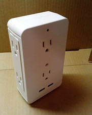 6-Outlet Surge Protector Wall Tap w/ USB Port