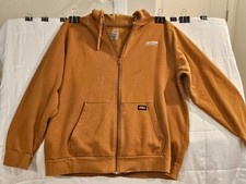 Genuine Men's Dickies Hooded Long sleeve sweatshirt Sz 2XL 50-52 Tan READ 