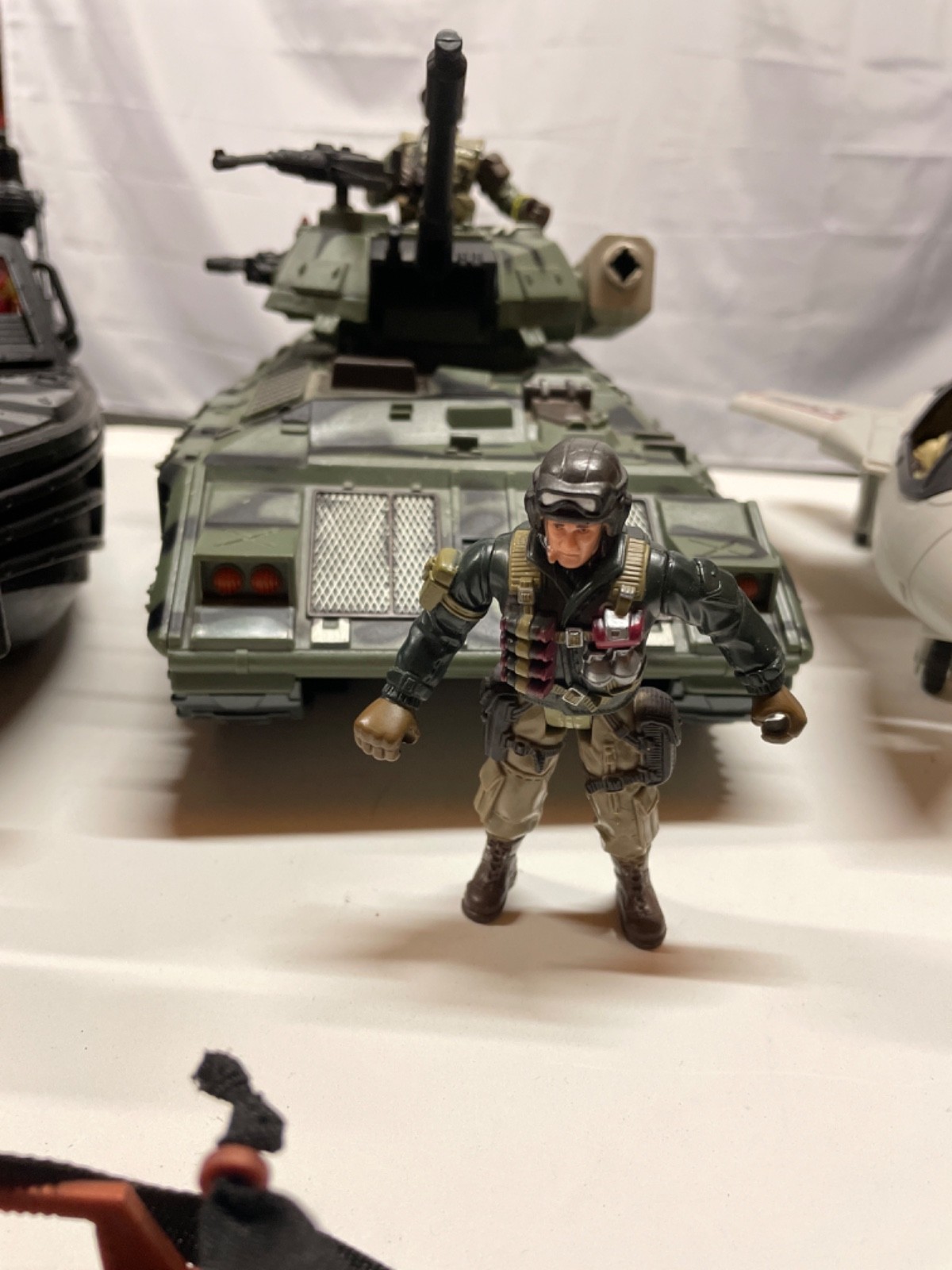 Lot of Military Figures & Vehicles Chap Mei Tank Airplane Parachute Jeep etc