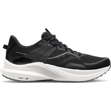 Women's Saucony Tempus, Black/Fog, 6.5 B Medium US