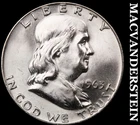 1963-D Silver Franklin Half Dollar - Choice Gem Brilliant Uncirculated  #J7978