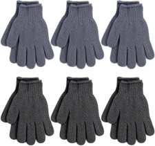 12 Pcs Exfoliating Gloves, Exfoliating Body Scrubber Exfoliator, Korean