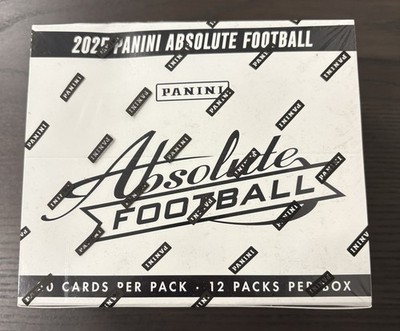 Panini 2025 Absolute Football Fat Pack Trading Cards Box of 12 Packs