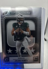 2025 Panini Optic/Select - Captain in Charge And Silver Prizm Jalen Hurts
