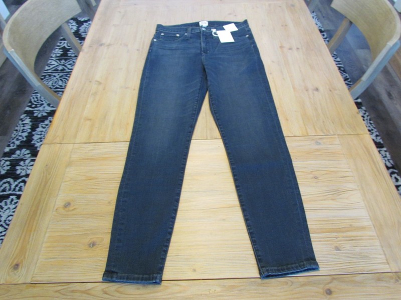 NWT J.Crew Women's Size 29 9" High-Rise Toothpick Jean Dark Wash Style # K3388