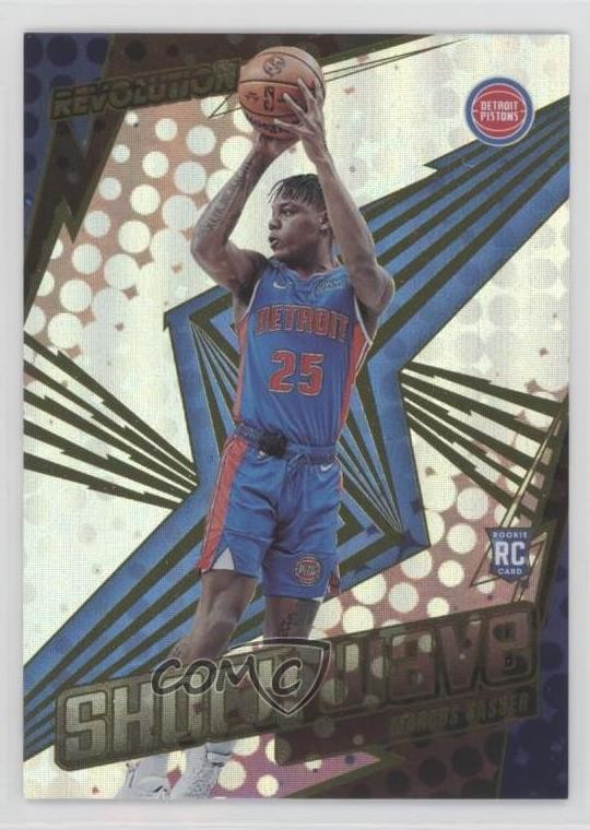 2023-24 Panini Revolution Shock Wave Marcus Sasser #18 Rookie RC 01wt