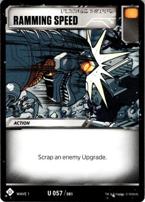 Transformers TCG-Wave 1-Ramming Speed #U 057/081