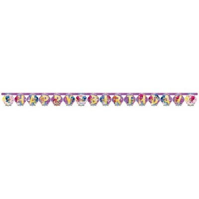 amscan Partykette Shimmer & Shine Happy Birthday