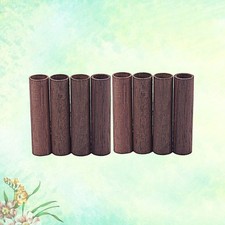 8 Pcs Guitar Truss Rod Tube Covers Rosewood Material for Electric Guitar Parts