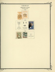 URUGUAY Scott Specialty Album Page Lot #47 - SEE SCAN - $$$