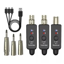 Audio Transmitter Receiver Wireless Microphone Adapter Versatile Applications