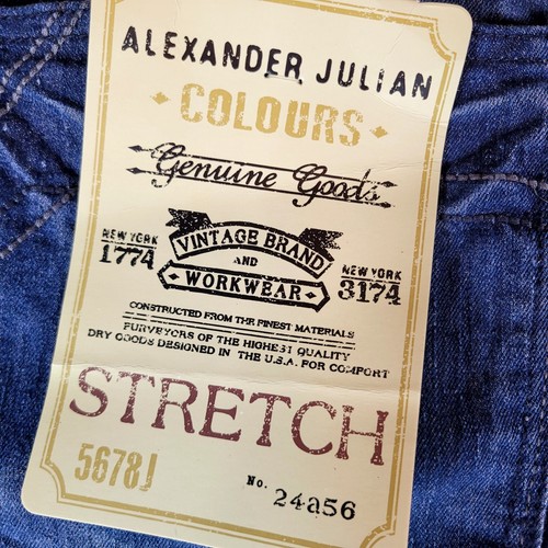 2 BIG TALL Mens Jeans 48 x 30 WRANGLER & ALEXANDER JULIAN New w/ Tags RELAXED - Picture 6 of 15