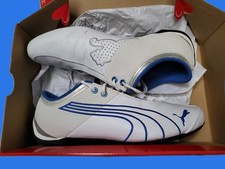 Zapatos Tenis M 10 Raro Puma Future Cat Remix 2 Blanco Azul Rayas Caja Original