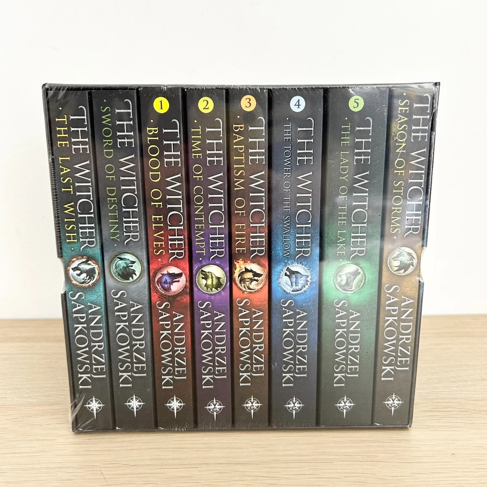 Witcher Complete Series By Andrzej Sapkowski 8 Books Boxset Paperback New Sealed - image 2 of 4