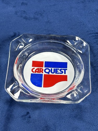 Vintage Carquest Glass Ashtray 3.5” Square Advertising Promotional Automotive - 第 9/14 張圖片