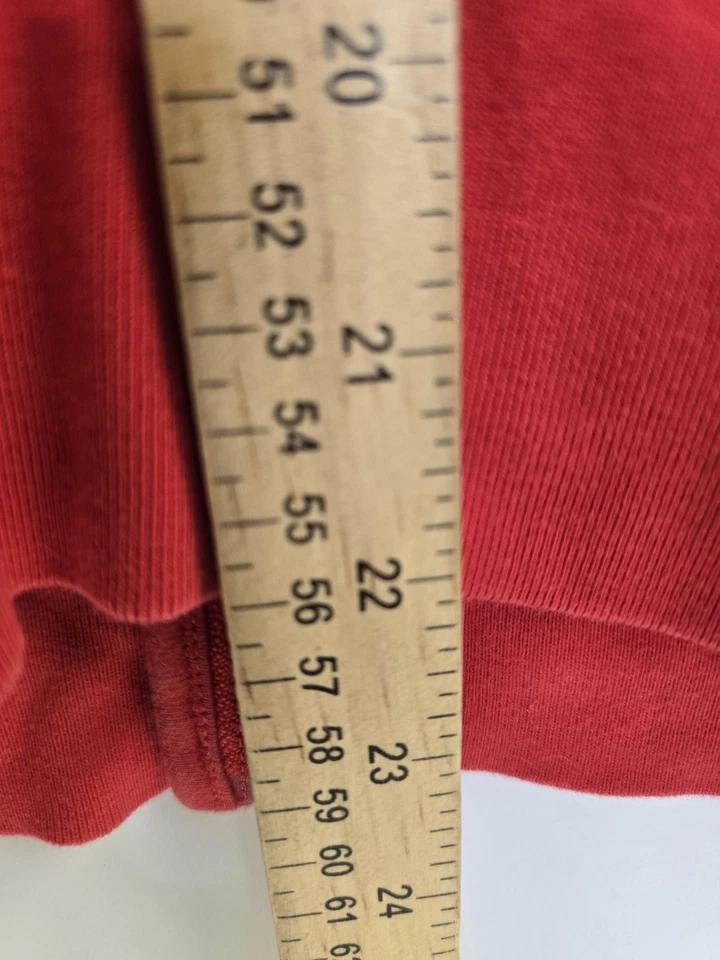 Sudadera con Capucha Nike para Mujer XL Roja Cremallera Completa Sudadera Amarillo Swoosh Retro Logo Pullover Foto 4 de 4