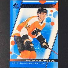 2022-23 Sp Authentic Nhl Hayden Hodgson Future Watch Rookie Limited Blue 390/399