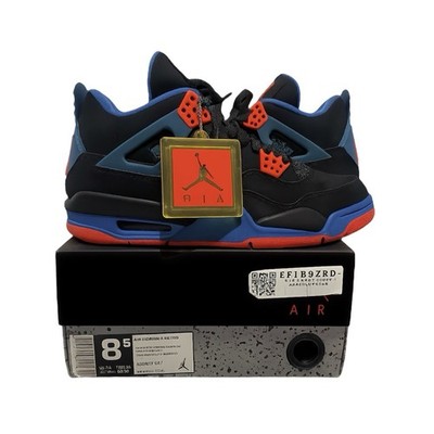 Nike Air Jordan 4 Retro Cavs Black /Orange Men's Size 8.5 308497