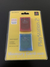 PS2 PlayStation 2 Sony Memory Cards 8MB SEALED