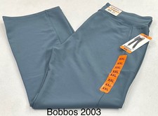 32 Degrees Cool Women's High-Rise Ribbed Active Flare Pants, Blue, Size XXL