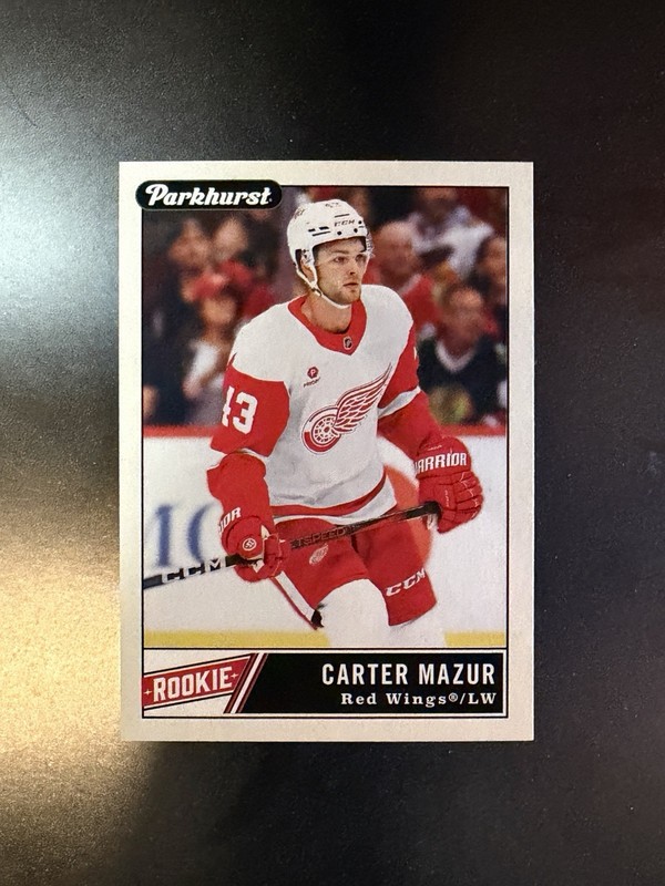 2025-26 Parkhurst Hockey Carter Mazur #213 RC