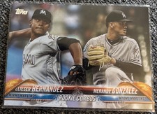 2018 Topps Mini - Rookie Combos Merandy Gonzalez, Elieser Hernandez #US77 (RC)