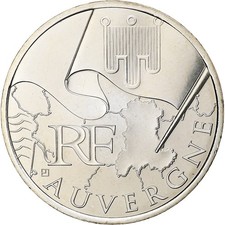 [#1308760] France, 10 Euro, Auvergne, 2010, Pessac, Silver, MS