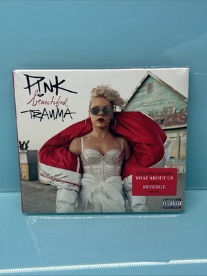 Pink CD Beautiful Trauma New Sealed 2017 RCA P!nk Explicit Lyrics Hype Sticker