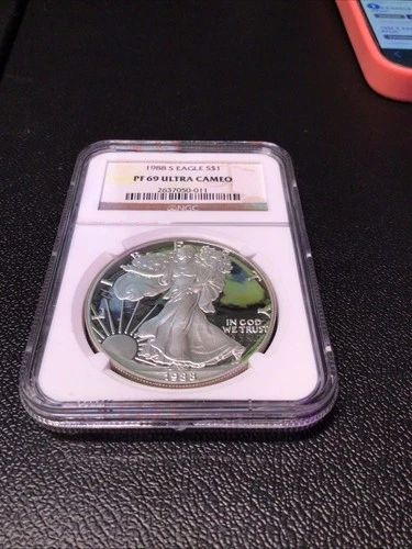1988-S $1 American Silver Eagle NGC PF69 Ultra Cameo